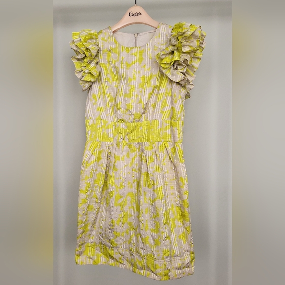 Size small ruffle spring summer dress - Picture 2 of 3